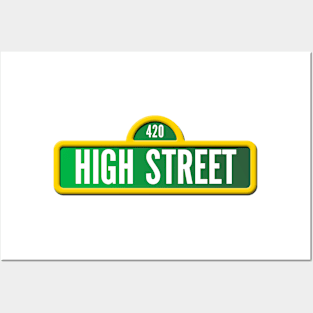 420 High Street Posters and Art